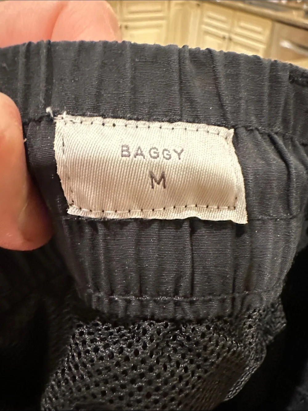 Men's Pacsun Black Track Pants with Side Stripe